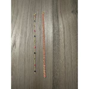 Vintage Jewelry 2 Bracelets with stones